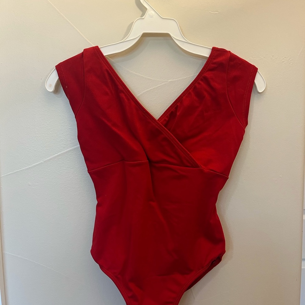 Red Medium Ballet Leotard